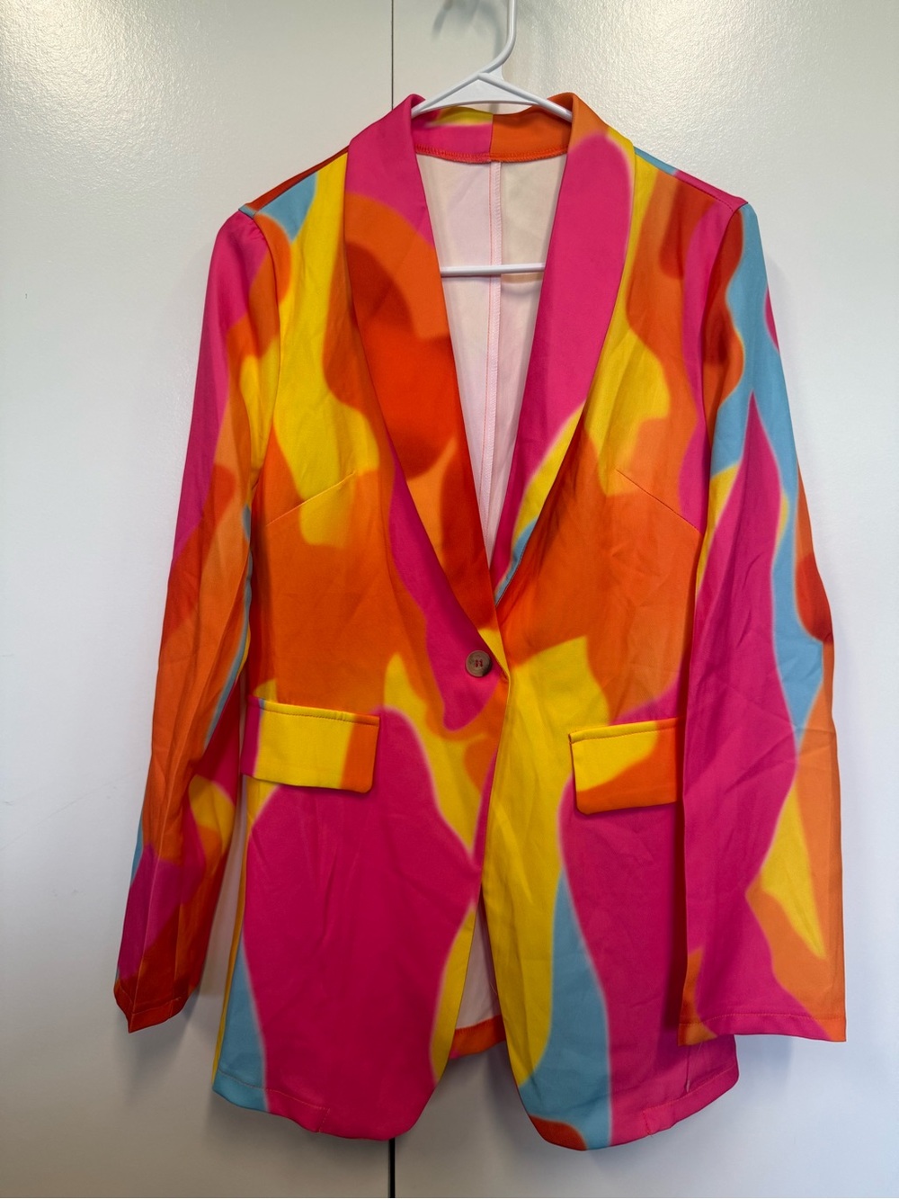 SHEIN Multicolor Blazer - NWOT. Halloween.   Artsy.  Coat of many colors